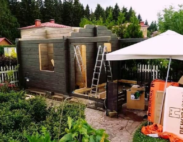 Баня из бруса в Дубне