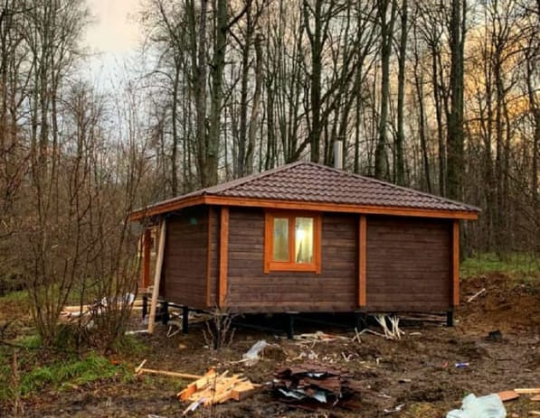 Баня из бруса в Гусеве