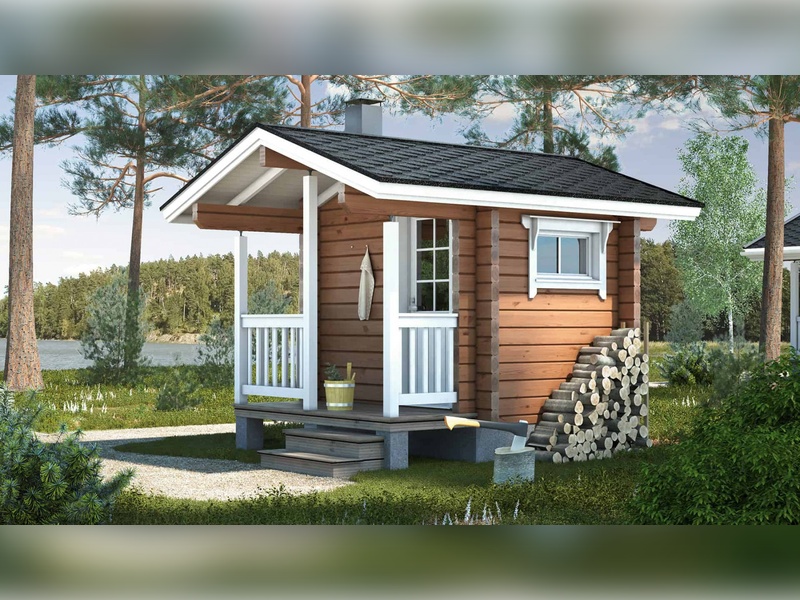 Баня из бруса 2.5×2