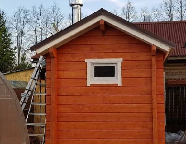 Баня из бруса в Мантурово
