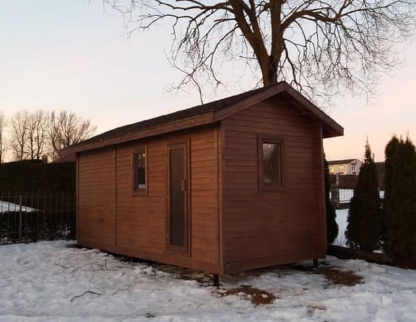 Баня из бруса в Тереке