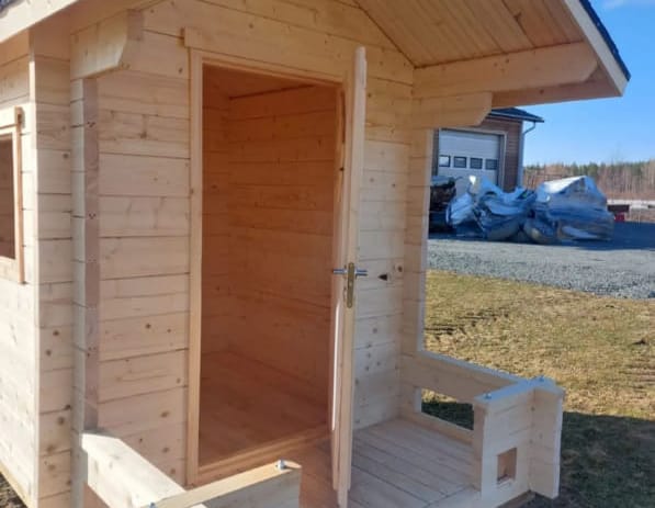Баня из бруса в Заречном