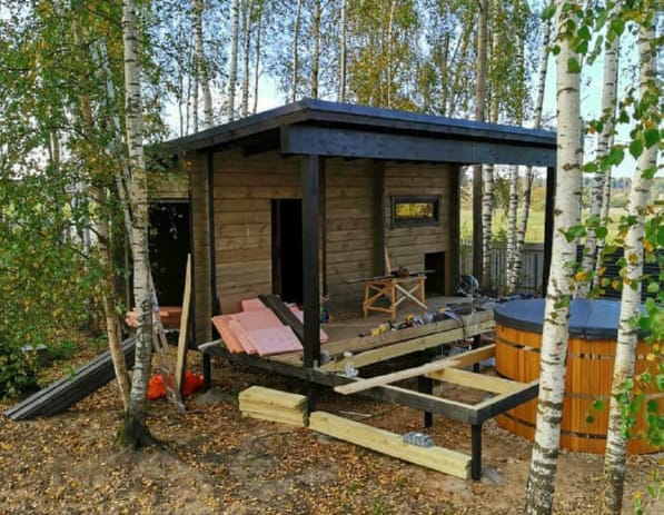 Баня из бруса в Знаменске